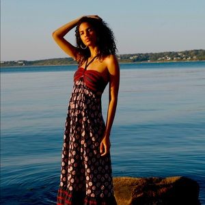 Anthropologie Zosime Halter Maxi Dress